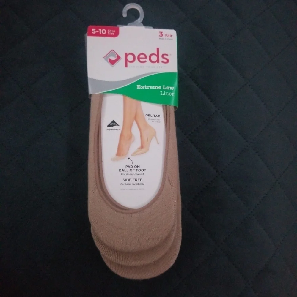 Peds extreme low socks‎ Size 5-10